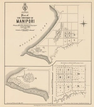 Plan of the Township of Manipori [electronic resource] / James Blaikie, assistant surveyor; drawn by W. Deverell.