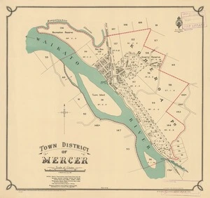 Town district of Mercer [electronic resource] / A.C. Woodall, delt. ; H.M. Skeet, chief surveyor ; M. Crompton-Smith, chief draughtsman.