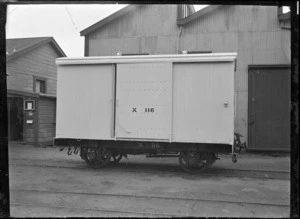 Wagon X 116 at Petone Railway Workshops