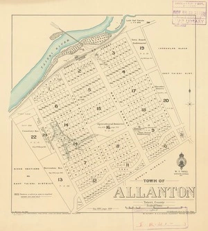 Town of Allanton [electronic resource] / A.J. Morrison, Dec. 1924.
