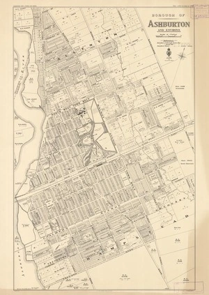 Borough of Ashburton and environs [electronic resource] / drawn by L. Harding, Nov. 1937, revised 1949.