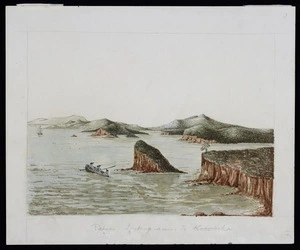 Wynyard, Robert Henry, 1802-1864 :Pahia looking across to Kororeka. [1852]