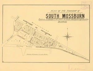 Plan of the township of South Mossburn [electronic resource] : being subdivn of part of secn, 102 Taringatura District.
