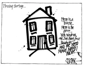 Winter, Mark 1958- :Housing shortage. 9 October 2013