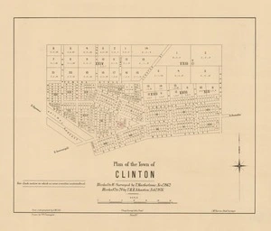 Plan of the town of Clinton [electronic resource] drawn by F.W. Flanagan.