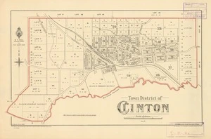 Town district of Clinton [electronic resource] / S.A. Park, July 1928.