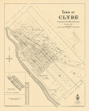 Town of Clyde [electronic resource] : compiled from official surveys, November, 1897.