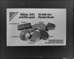Griffins chocolate biscuit advertisement