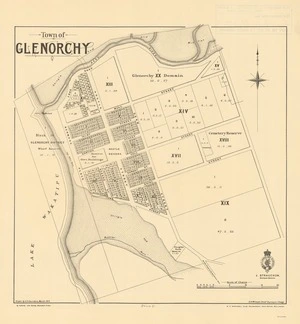 Town of Glenorchy [electronic resource] drawn by A.H. Saunders, March 1912.