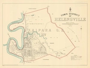 Town district of Helensville [electronic resource] R.P. Fletcher. Delt. 1926.