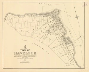 Town of Havelock and suburban sections [electronic resource] drawn by R.J. Crawford.