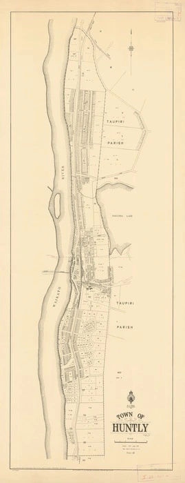 Town of Huntly [electronic resource] / H.E. Walshe, chief draughtsman ; W.F. Marsh, chief surveyor.