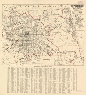Christchurch city & environs (streets map) [electronic resource].