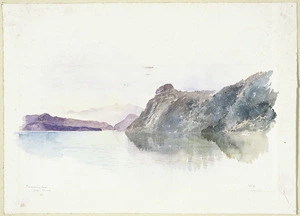 Hodgkins, William Mathew, 1833-1898 :Preservation Inlet. Otago's Retreat. 24 Dec. [18]75