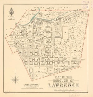 Map of the borough of Lawrence [electronic resource] S.A. Park, Sept. 1927.