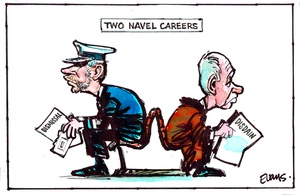 Evans, Malcolm Paul, 1945- :Two Navel Careers. 21 October 2013