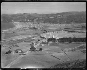Part 1 of a 2 part panorama overlooking Lower Hutt