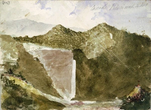 [Mantell, Walter Baldock Durrant] 1820-1895 :Cascade, Pitoni Road, 4 Nov [1855?]