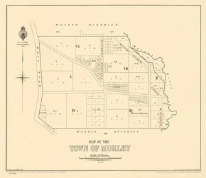 Map of the town of Morley [electronic resource] drawn by A.G. Watt. 1925.