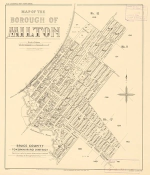 Map of the Borough of Milton [electronic resource].