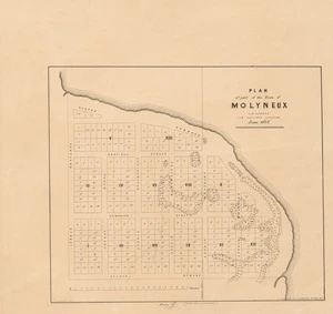 Plan of part of the town of Molyneux [electronic resource] / [surveyed by] C.B. Shanks.