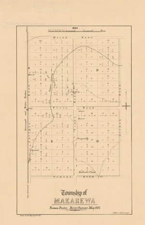 Township of Makarewa [electronic resource] / Norman Prentice, District Surveyor ; drawn by John Hay.