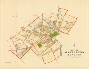 Map of Masterton Borough [electronic resource] / H.E. Walshe, chief draughtsman ; F.H. Waters, chief surveyor.