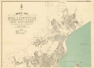 Map of Wellington and environs [electronic resource] / drawn by A.L. Haylock, 1915, revised by A.J. Crawford, 1925.