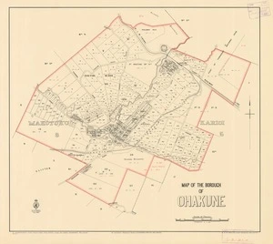 Map of the borough of Ohakune [electronic resource] / H.J.W. Mason.