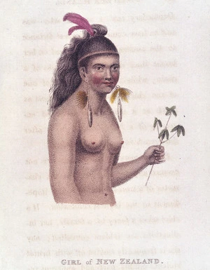 [Piron] :Girl of New Zealand. [London, 1824]