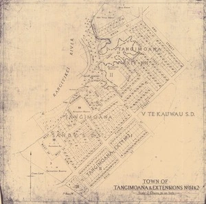 Town of Tangimoana & extensions Nos. 1 & 2 [electronic resource].