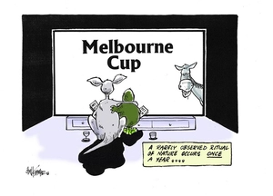 Hubbard, James, 1949- :Melbourne Cup. 5 November 2013