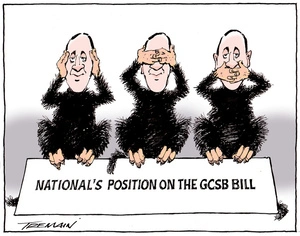 Tremain, Garrick, 1941- :National's position on the GCSB bill. 6 November 2013