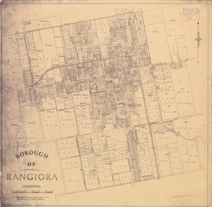 Borough of Rangiora [electronic resource] / E.P. delt. 18/1/39.