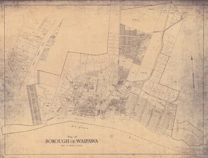 Plan of borough of Waipawa [electronic resource].