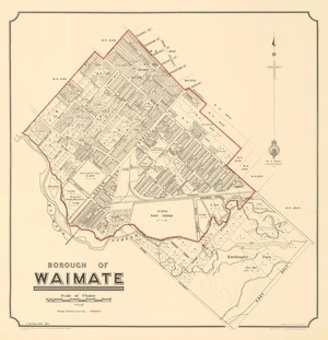 Borough of Waimate [electronic resource] / L. Harding delt. 1927.
