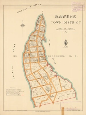 Rawene town district [electronic resource] / K.H. Melvin, delt.