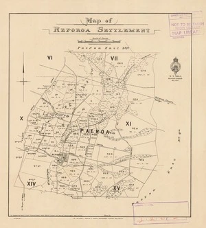 Map of Reporoa settlement [electronic resource] / M. Crompton-Smith, chief draughtsman.