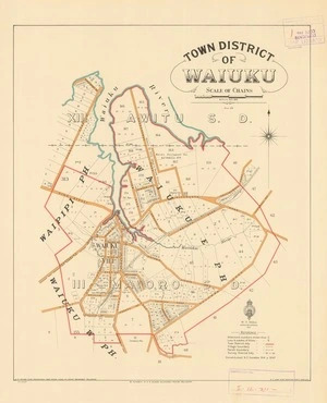 Town district of Waiuku [electronic resource] / M. Pirrit, delt 1926.