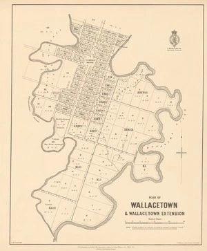 Plan of Wallacetown & Wallacetown extension [electronic resource] / H. McCardell, delt.