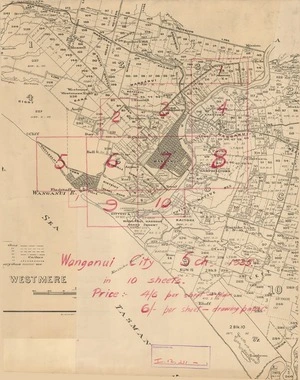 Wanganui city [electronic resource] : in 10 sheets.