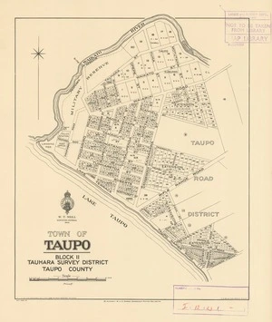 Town of Taupo, Block II, Tauhara Survey District, Taupo County [electronic resource] / W.T. Neil.