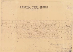 Rongotea town district [electronic resource] : blocks VII & VIII Te Kauwau S.D.