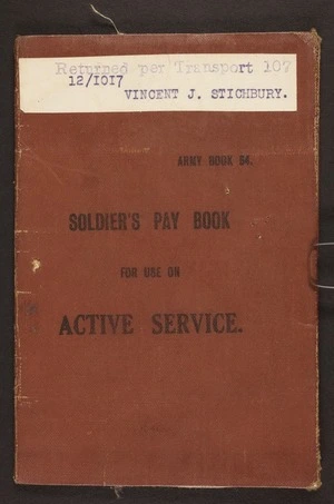 Miscellaneous military papers