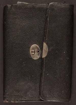 World War One soldier's diary belonging to Sidney James Anton