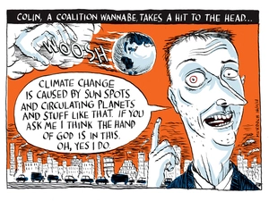 Murdoch, Sharon Gay, 1960- :Colin, a coalition wannabe, takes a hit to the head... 16 November 2013