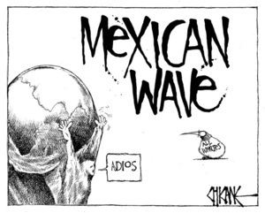 Winter, Mark 1958- :Mexican wave. 15 November 2013