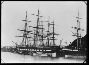 The sailing ship Cospatrick at Port Chalmers