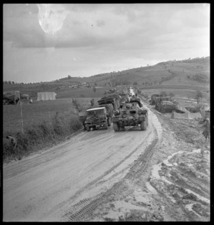 Vehicles of the New Zealand Divisional Cavalry, Italy, during World War 2