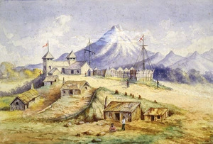 [Arden, Francis Hamar] 1841-1899 :Bell Block Stockade, New Plymouth [1863]